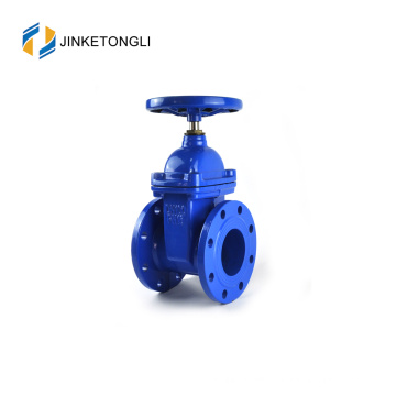 JKTLQB069 resilient seal cast steel solid wedge gate valve